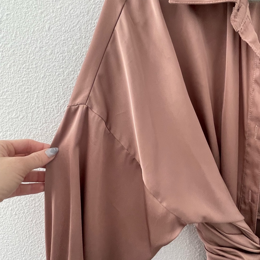 DO+BE Elegant Mocha Long Sleeve Dress - Picture 6 of 8